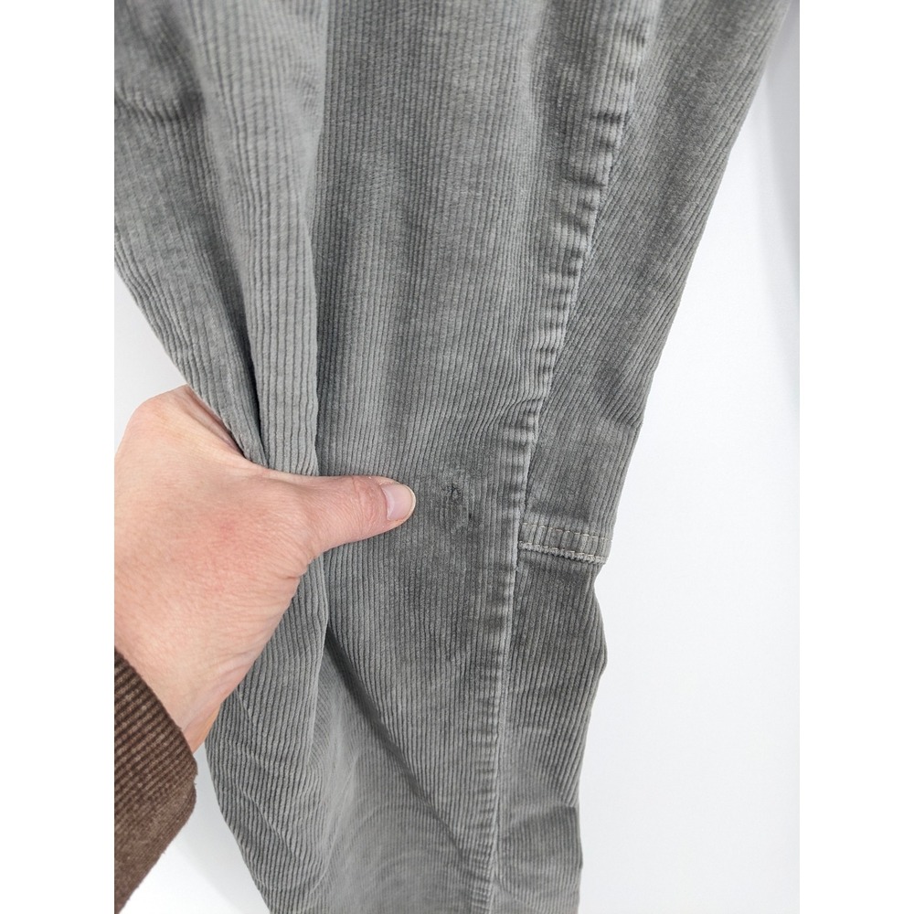 Polo Ralph Lauren Corduroy Pants Womens 6 Gray Bootcut Utility Workwear Casual - Picture 3 of 10